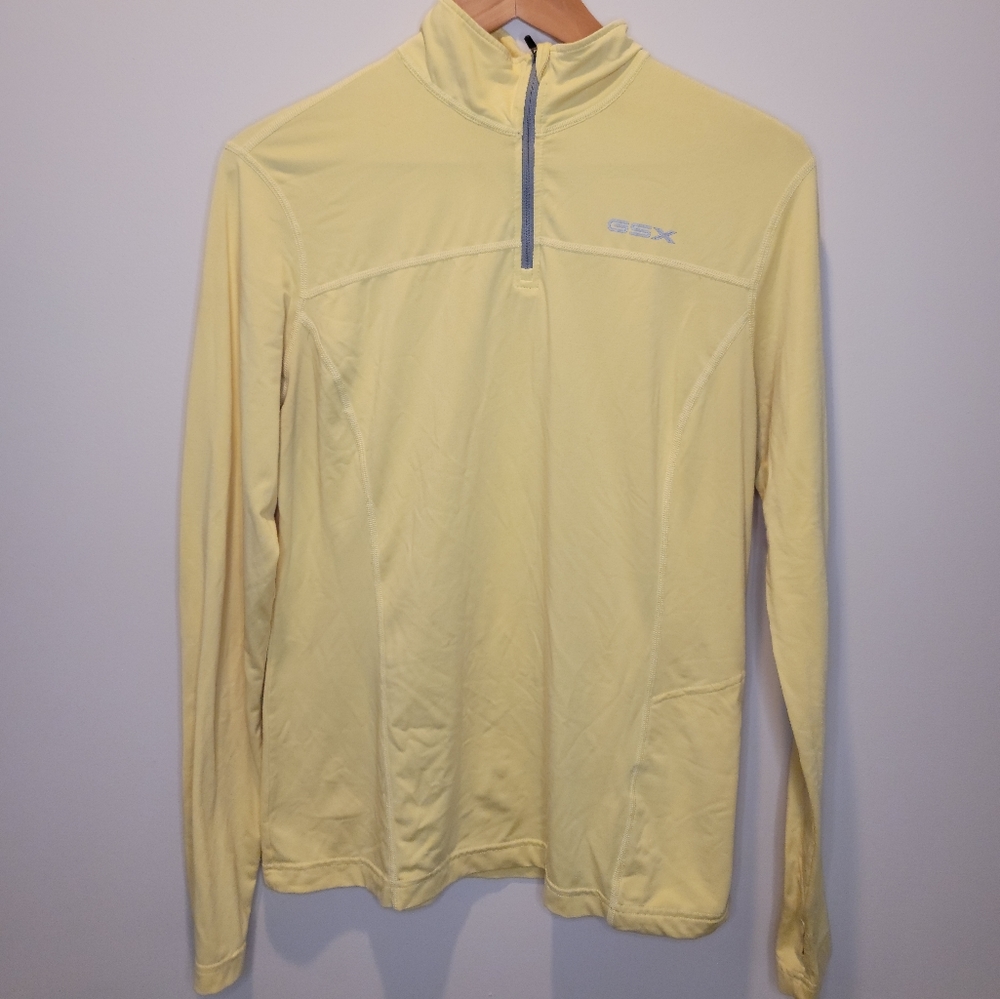 Free with purchase!! Yellow GSX Half Zip Workout Top Size M